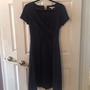 Navy Boden size 6 faux wrap dress!